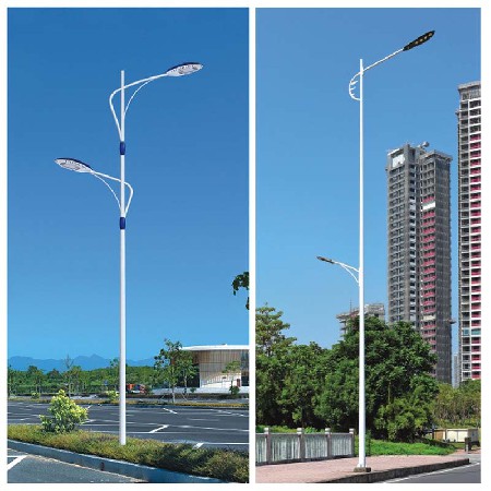 Outdoor LED street lights with distinctive shapes, landscape lights, urban road lights, municipal engineering lighting, super bright 8-12m street lights