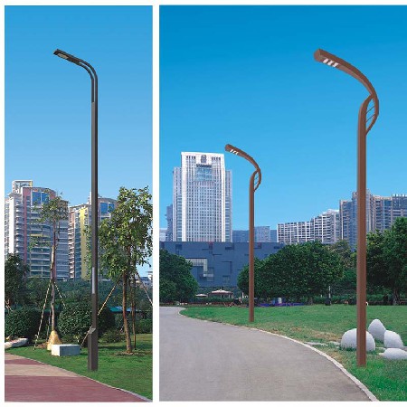 6-10 meter LED city circuit light, urban outdoor waterproof, municipal road lighting, high pole light, single and double arm street light