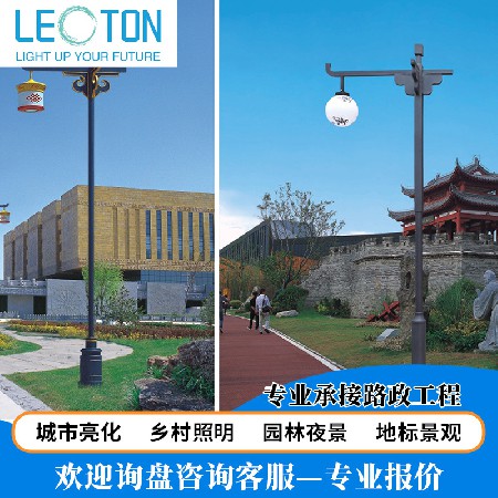 6-10 meter LED city circuit light, urban outdoor waterproof, municipal road lighting, high pole light, single and double arm street light