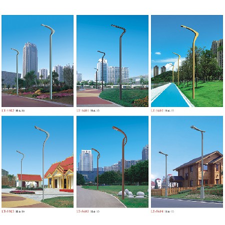 6-10 meter LED city circuit light, urban outdoor waterproof, municipal road lighting, high pole light, single and double arm street light