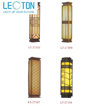 Solar Outdoor Wall Lamp New Chinese Waterproof Courtyard Gate Lamp Outdoor Villa Garden Door Pillar Outer Wall Lamp