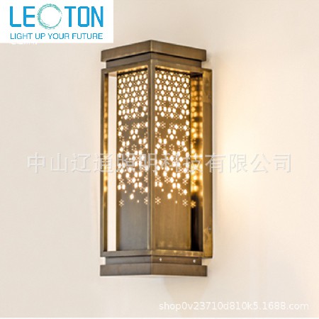 Manufacturer directly provides outdoor imitation marble wall lamps, Chinese style retro exterior wall wall lamps, modern and simple LED outdoor wall lamps